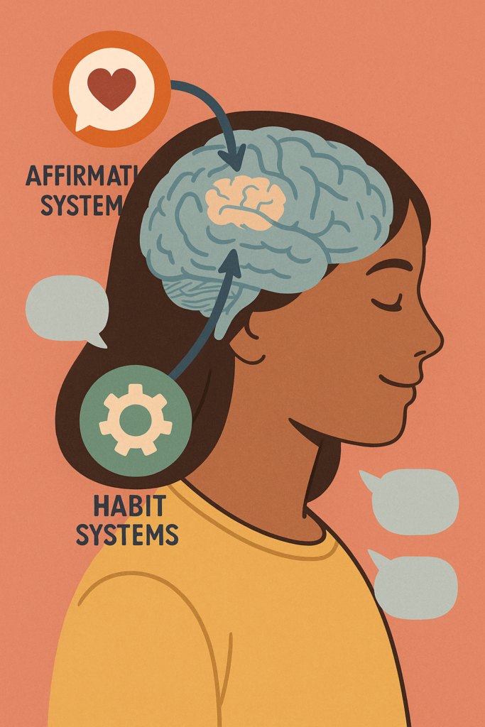 Using Affirmations to Reinforce Habits how affirmations influence the brain’s habit systems