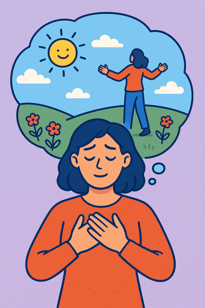 why positive visualization supports emotional regulation