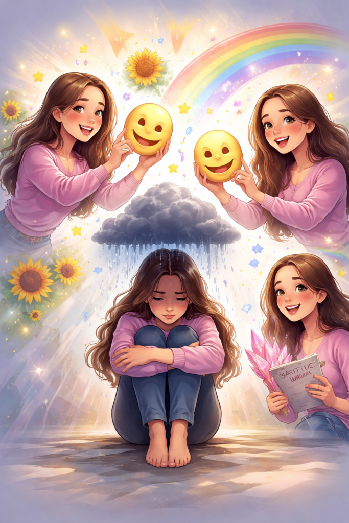 Forcing Positivity in Manifestation: The Hidden Psychological Cost of Ignoring How You Really Feel 20260216 1951 manifestation and emotions simple compose 01khk4mepnf2frc9cyh9yhmb6r