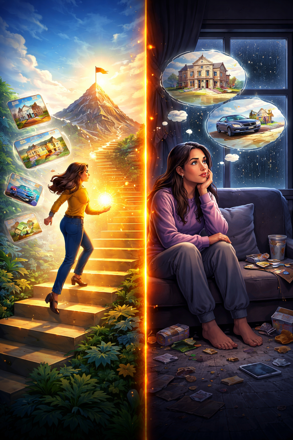 Manifestation vs Wishful Thinking: The Subtle Mental Shift That Determines Whether You Move Forward or Stay Stuck Manifestation vs Wishful Thinking: The Subtle Mental Shift That Determines Whether You Move Forward or Stay Stuck