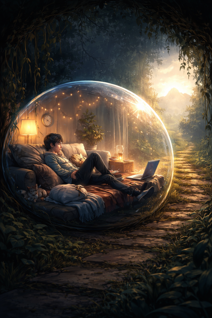 Manifestation vs Wishful Thinking: The Subtle Mental Shift That Determines Whether You Move Forward or Stay Stuck 20260217 2119 illusory comfort simple compose 01khnw1rvtfavaser69jjt6x14