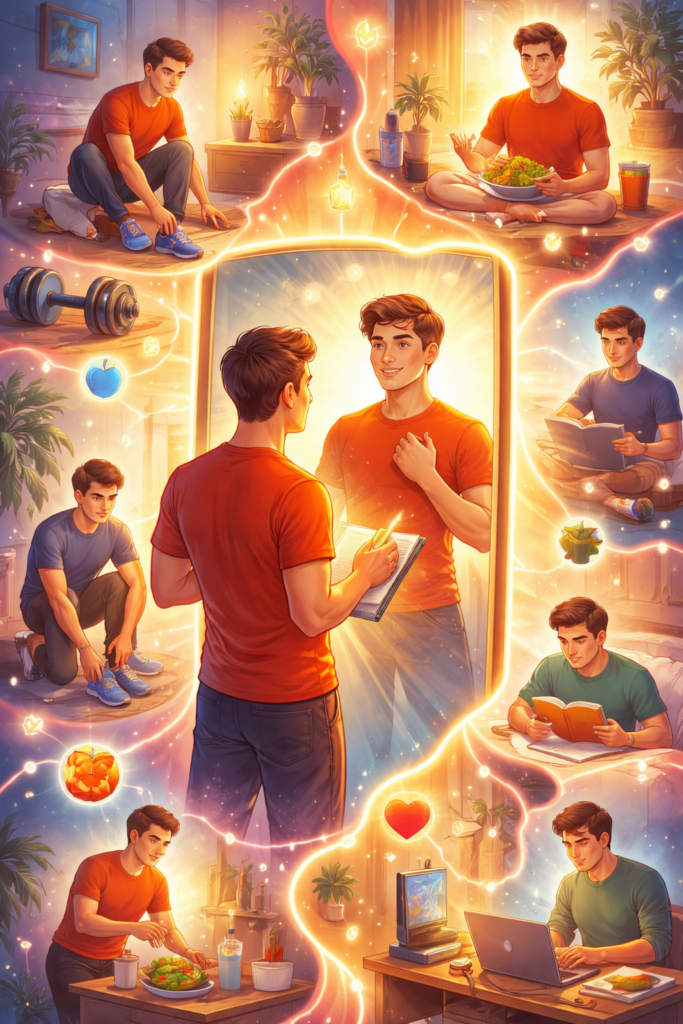 How Habits Shape Your Identity: The Subconscious Patterns Quietly Defining Who You Become 20260218 2243 image generation simple compose 01khrk9xqqetvv755gge0g1f0r