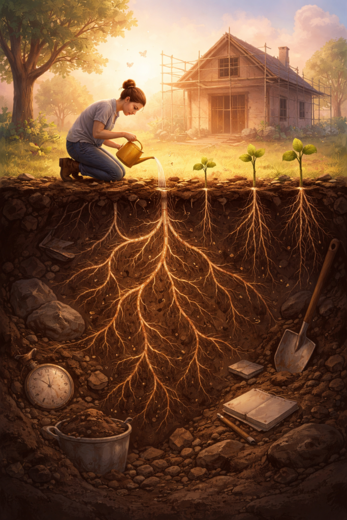 Why Early Effort Rarely Shows Immediate Reward: The Hidden Phase Where Your Mind Is Rewiring Before Success Appears 20260312 1831 Silent Beginnings Simple Compose 01kkgskts4fsbt4bagcew4hh00 683x1024