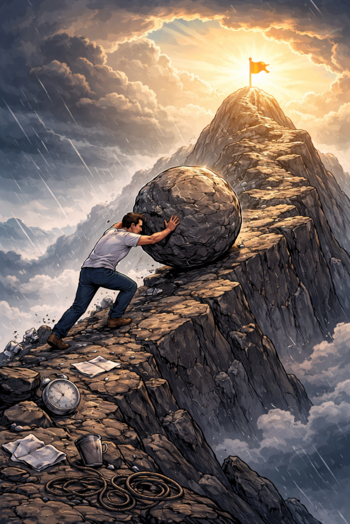 Why Early Effort Rarely Shows Immediate Reward: The Hidden Phase Where Your Mind Is Rewiring Before Success Appears 20260312 1833 Frustrating Middle Phase Simple Compose 01kkgsq4m1er580bpb0pv3xmjh 683x1024