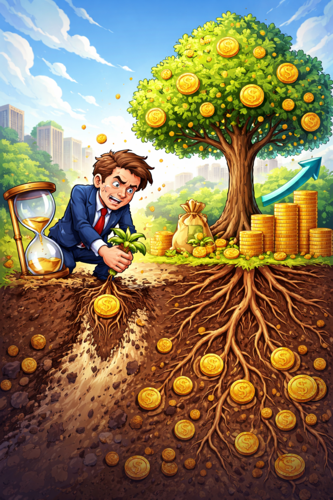 How Impatience Sabotages Long-Term Growth: The Quiet Way Rushing Progress Slowly Undermines Your Future 20260312 1902 Image Generation Simple Compose 01kkgvcfnnefc8bdp7cvsehtgf 683x1024