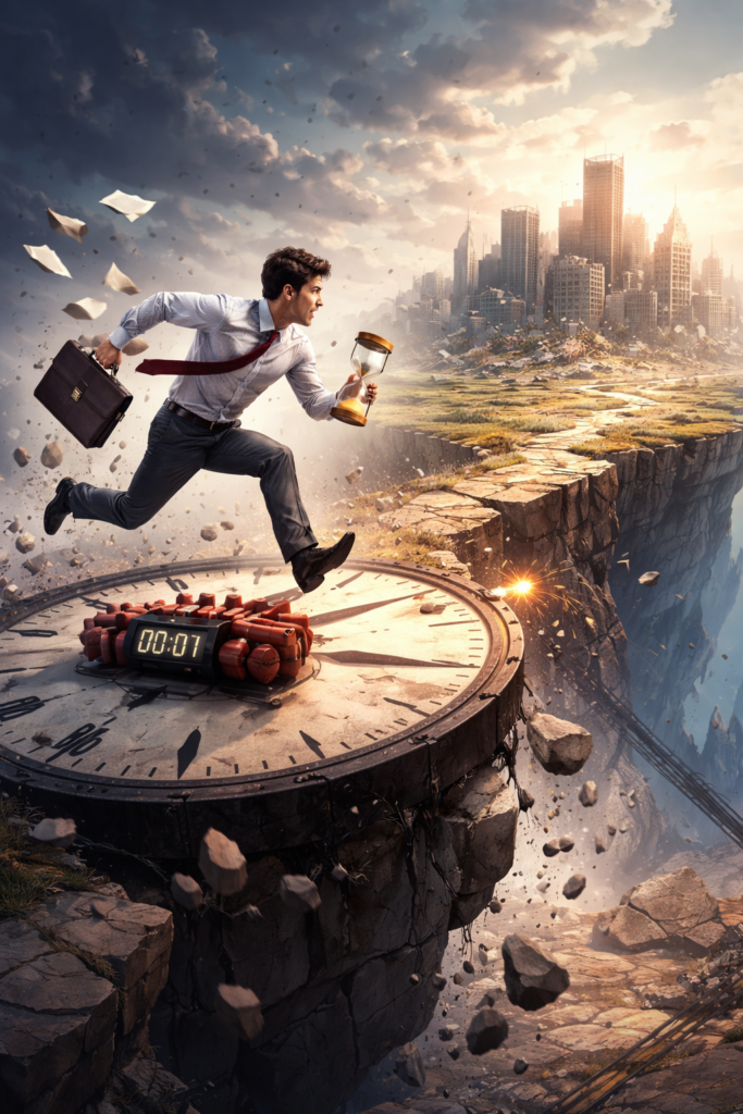 How Impatience Sabotages Long-Term Growth: The Quiet Way Rushing Progress Slowly Undermines Your Future 20260312 1904 Image Generation Simple Compose 01kkgvg0zae06sfessmtgy5me1 683x1024