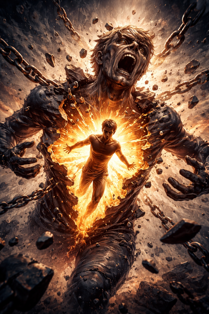 Living in the End Feels Fake: The Brain’s Defense Against a New You 20260320 1657 Image Generation Simple Compose 01km57dhvbfp18wrspdgtpy722 683x1024