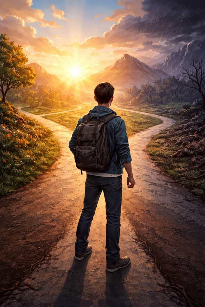 Quantum Leaping Meaning: The Identity Shift Behind Sudden Change 20260326 1520 Image Generation Simple Compose 01kmmg89qgf25vcjaqh6ea7yf9 683x1024