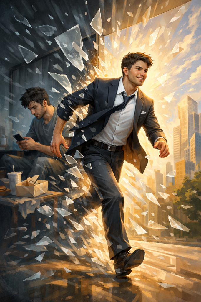 Quantum Leaping Meaning: The Identity Shift Behind Sudden Change 20260326 1521 Instant Identity Shift Simple Compose 01kmmg8g4cfy8rh1rvys0zf7b2 683x1024